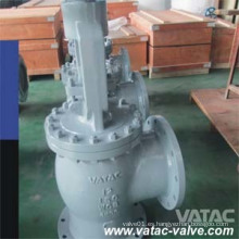 Tipo de ángulo Brida Acero fundido BS1873 Globe Valve